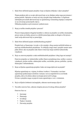 Upravljanje projektima