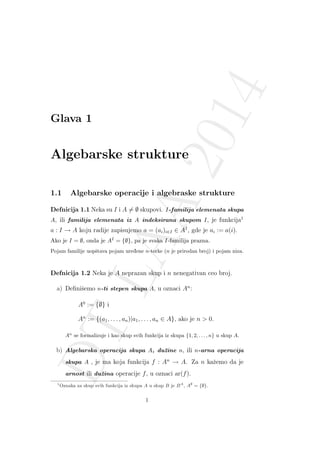 Algebarske strukture