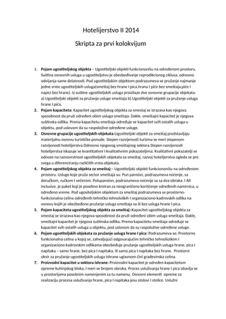 Hotelijerstvo 2