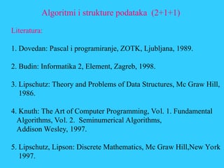 Algoritmi i strukture podataka