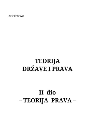 Teorija prava
