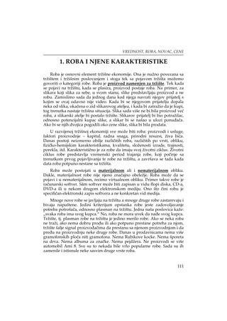 Vrednost, roba, novac, cene (4.deo)