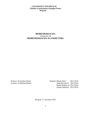 Bioremedijacija slatkih voda