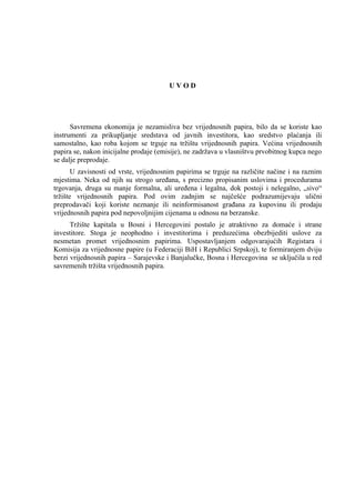 Berze i berzansko poslovanje