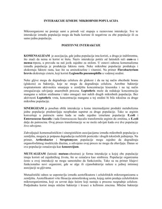 Interakcije mikroba