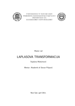 Laplasova transformacija