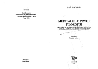 Dekart-Meditacije