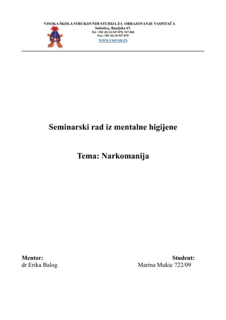 Narkomanija