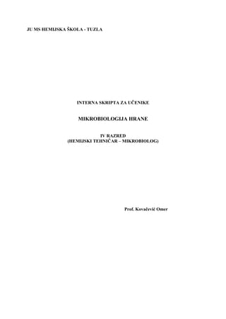 Mikrobiologija hrane