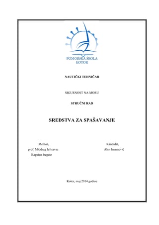 Sredstva za spašavanje