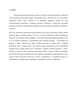 Ekonomski principi poslovanja