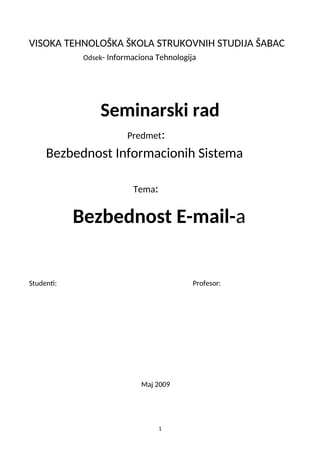 Bezbednost e-mail