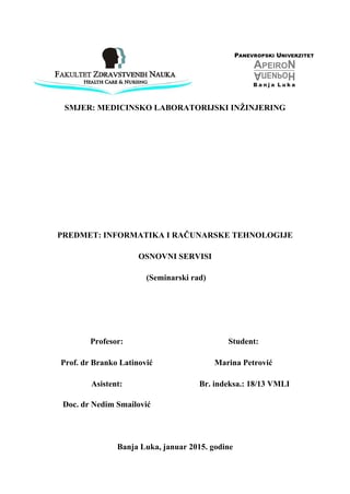 Osnovni servisi interneta