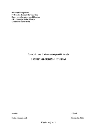 Armirano-betonski stubovi