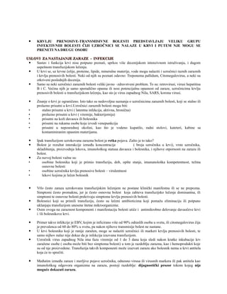 Bolesti koje se prenose krvlju