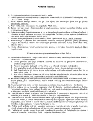 Finansijsko poslovanje (prvi deo)