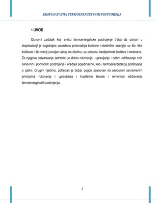 Eksploatacija termoenergetskih postrojenja
