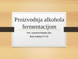 Fermentacija