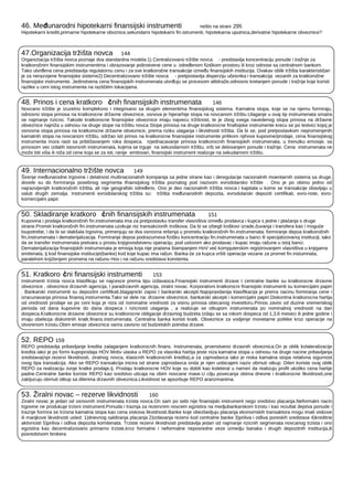 Fiunansijska tržišta i hartije od vrednosti (drugi deo)