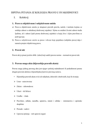 Pravo u svakodnevici