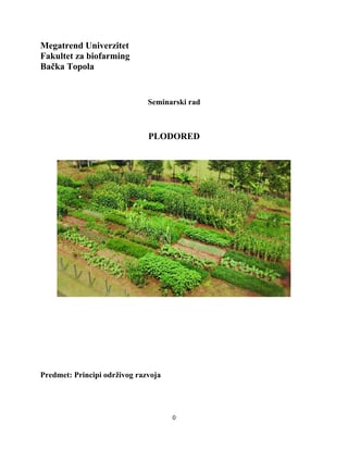 Plodored: principi održivog razvoja
