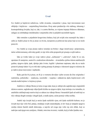 Andrićevo viđenje Bosne