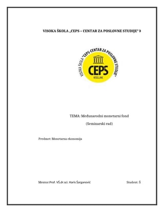 Međunarodni monetarni fond