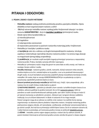 Metodika i didaktički principi