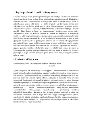 Krivično pravo (opšti deo)