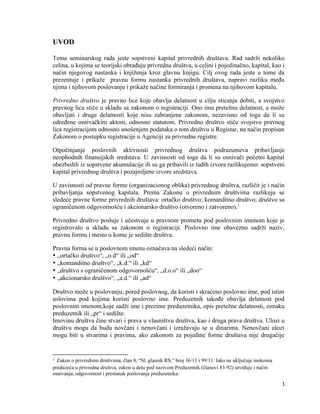 Sopstveni kapital privrednih drustava