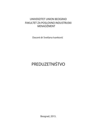 Preduzetnistvo