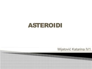 Asteroidi: definicija, klasifikacija i potencijalna opasnost