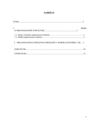 Organizacione strukture pomorskog saobraćaja