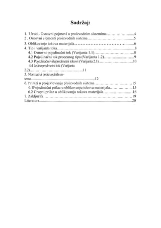 Oblikovanje prostornih sistema