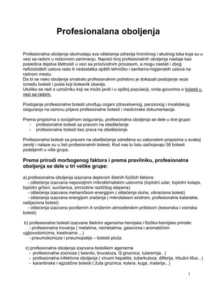 Profesionalna oboljenja