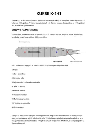 Podmornica Kursk K-141