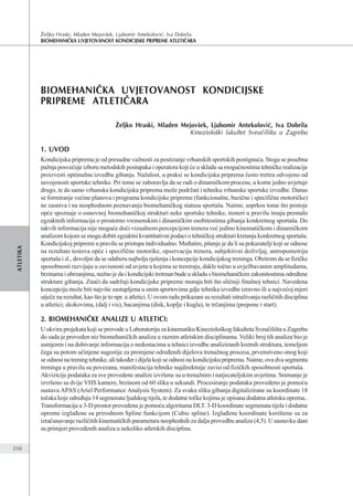 Kondicijska priprema u pojedinim sportovima