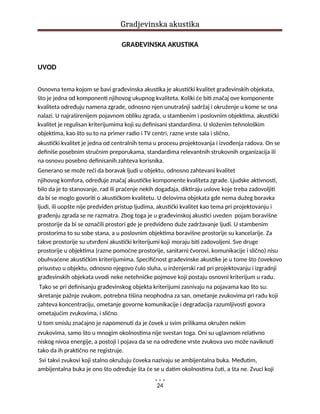 Građevinska akustika: principi zvučne zaštite u zgradama