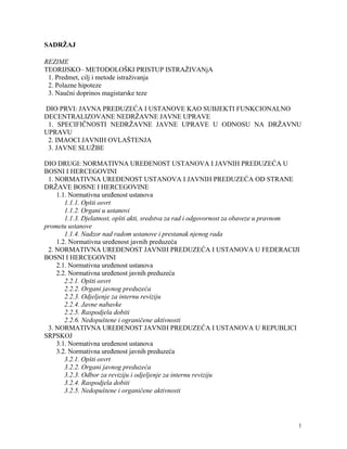 Javna preduzeća i ustanove