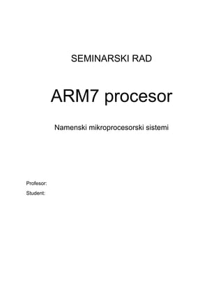 ARM7 procesor