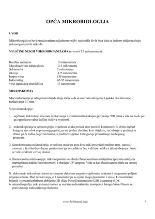 Opšta mikrobiologija