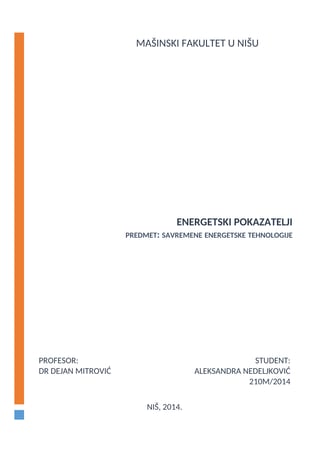 Energetski pokazatelji