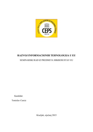 Razvoj informacionih tehnologija u EU