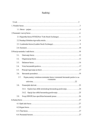 Mehanizmi trgovanja na berzi