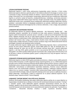 Elektronsko poslovanje