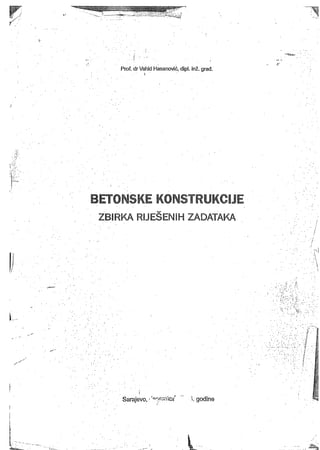Zbirka Hasanović – Betonske konstrukcije