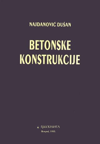 Betonske konstrukcije