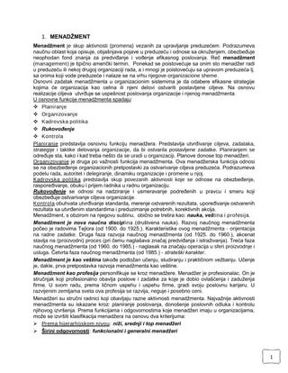 Strategijski menadzment