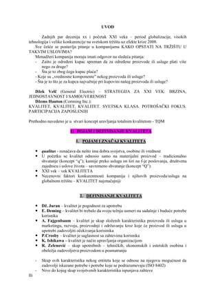 Upravljanje kvalitetom