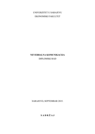 Neverbalna komunikacija